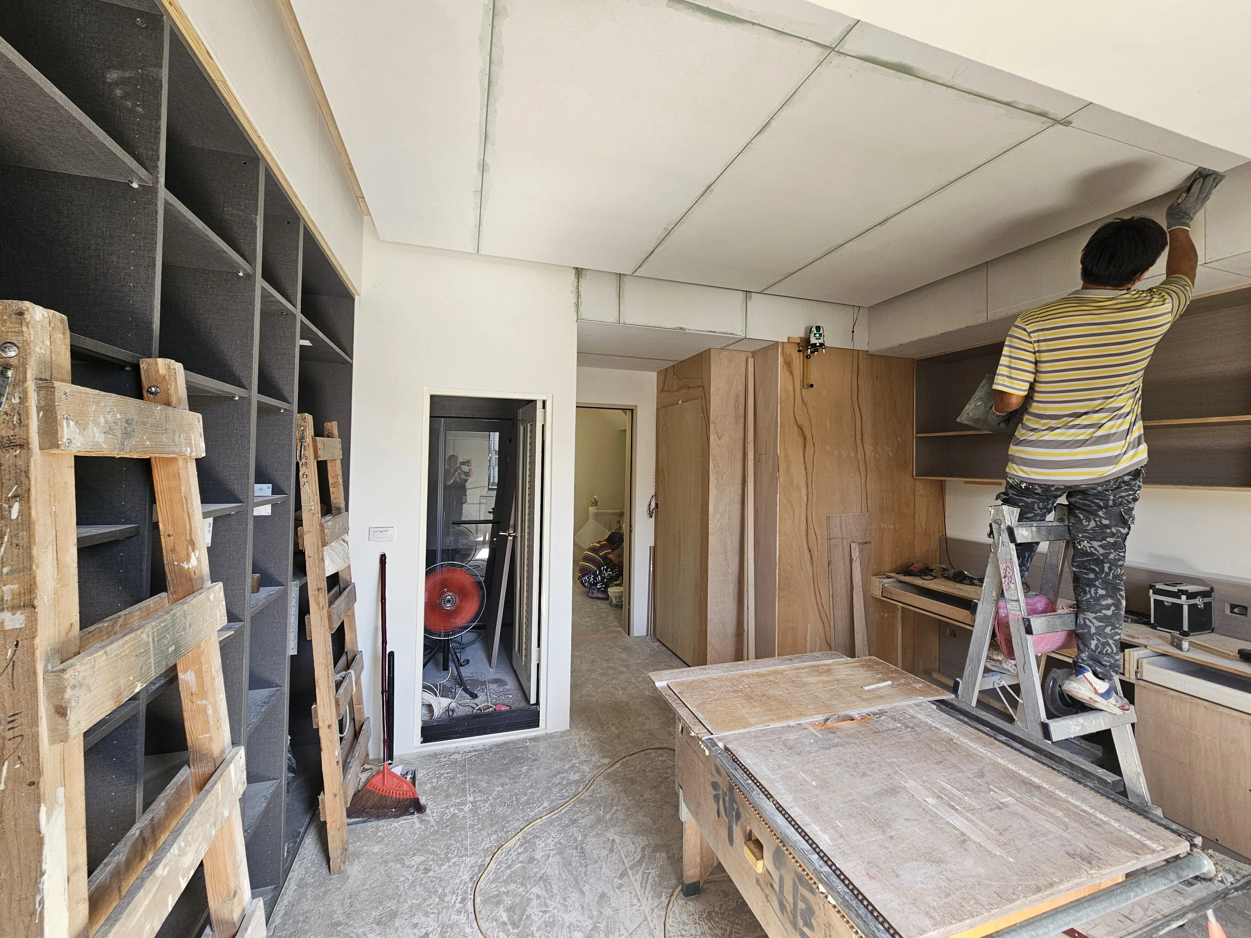 琢木室內裝修 工地巡視紀錄 木作系統工程設計師現場確認施工品質