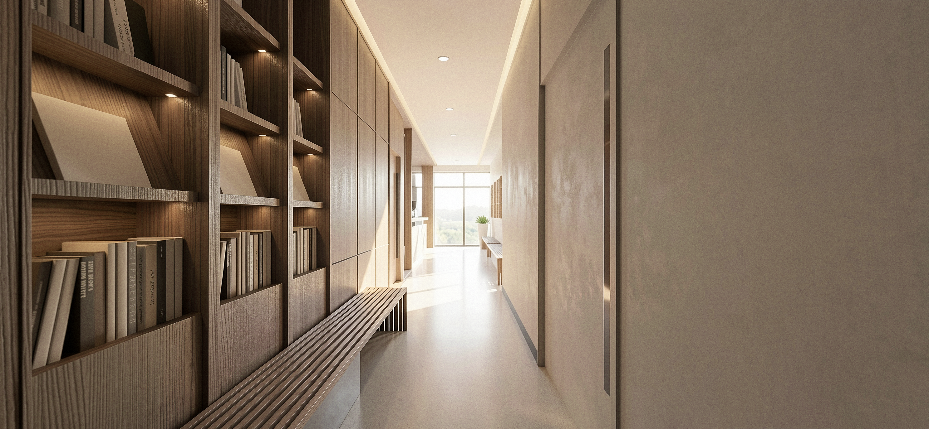 琢木室內裝修 彰化員林廣吉中醫診所 商業空間設計 3D提案模擬